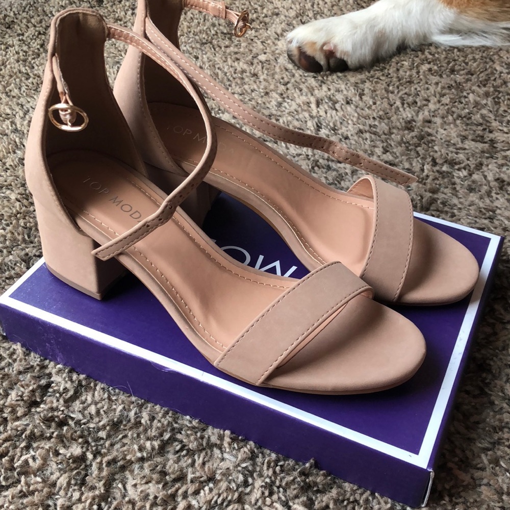 Top Moda Nude Heels